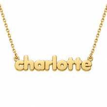 Load image into Gallery viewer, Gold Personalized Name Necklace