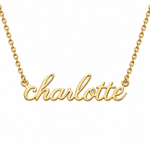 Load image into Gallery viewer, Gold Personalized Name Necklace