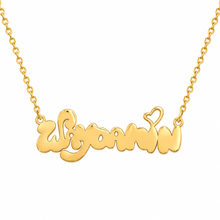 Load image into Gallery viewer, Gold Personalized Logo Necklace