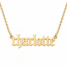 Load image into Gallery viewer, Gold Personalized Name Necklace
