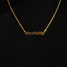 Load image into Gallery viewer, Gold Personalized Name Necklace