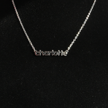 Load image into Gallery viewer, Silver Personalized Name Necklace