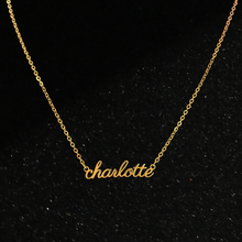 Load image into Gallery viewer, Gold Personalized Name Necklace