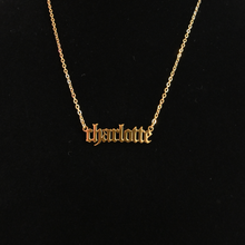 Load image into Gallery viewer, Gold Personalized Name Necklace