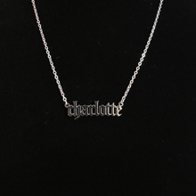 Load image into Gallery viewer, Silver Personalized Name Necklace