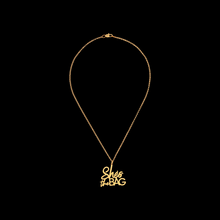 Load image into Gallery viewer, SHE&#39;S THE BAG GOLD NECKLACE
