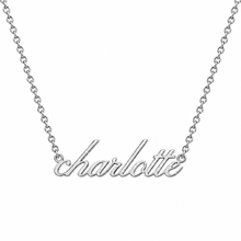 Load image into Gallery viewer, Silver Personalized Name Necklace
