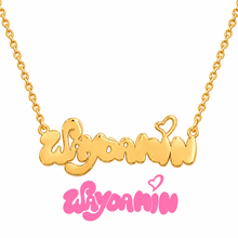 Load image into Gallery viewer, Gold Personalized Logo Necklace
