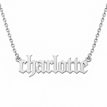 Load image into Gallery viewer, Silver Personalized Name Necklace
