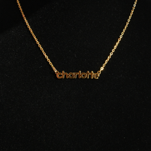 Load image into Gallery viewer, Gold Personalized Name Necklace
