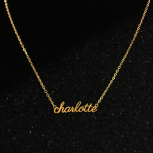 Load image into Gallery viewer, Gold Personalized Name Necklace
