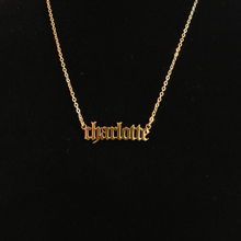 Load image into Gallery viewer, Gold Personalized Name Necklace
