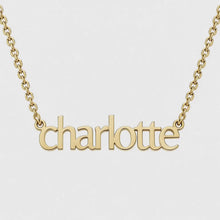 Load and play video in Gallery viewer, Gold Personalized Name Necklace
